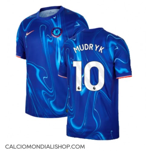 Maglie da calcio Chelsea Mykhailo Mudryk #10 Prima Maglia 2024-25 Manica Corta